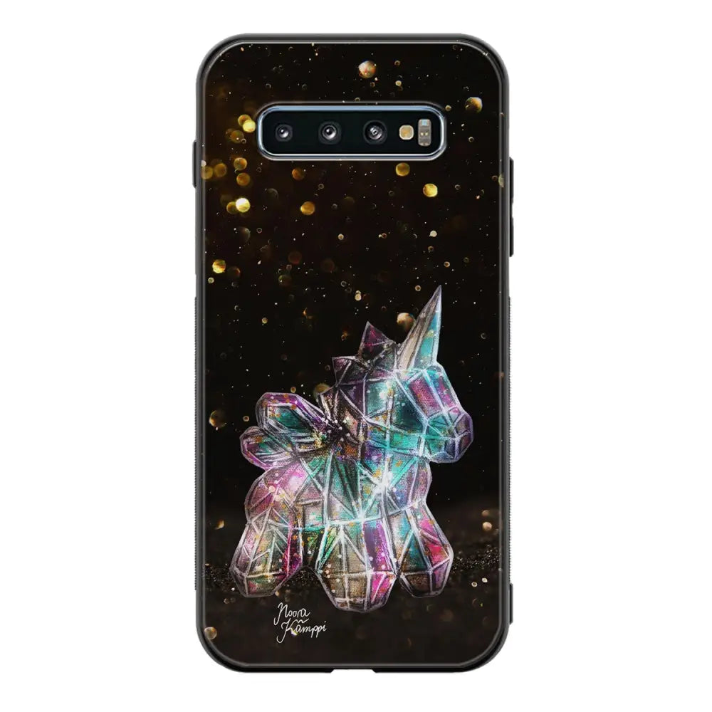 Samsung Galaxy S10 Plus unicorn suojakuoret - Kulta - Noora Kämppi - Ei