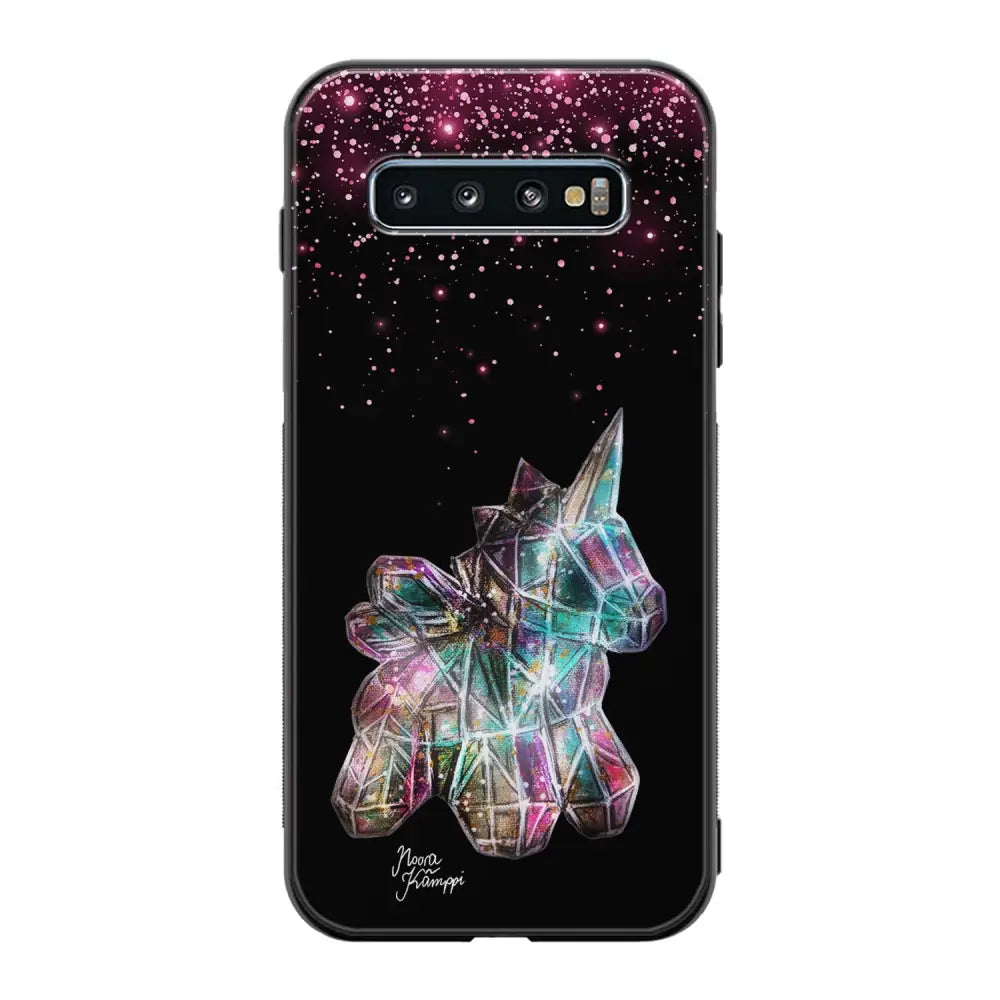 Samsung Galaxy S10 unicorn suojakuoret - Pinkki - Noora Kämppi - Ei