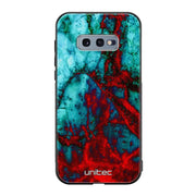 Samsung Galaxy S10e marmori suojakuoret - Blue Red Marble - Ei