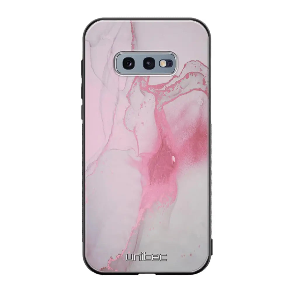 Samsung Galaxy S10e marmori suojakuoret - Pink Pok Rie - Ei
