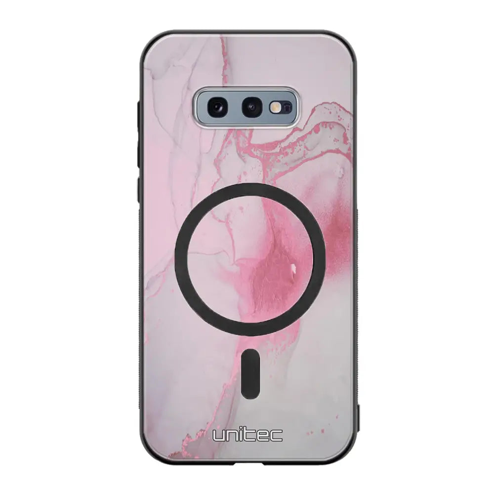 Samsung Galaxy S10e marmori suojakuoret - Pink Pok Rie