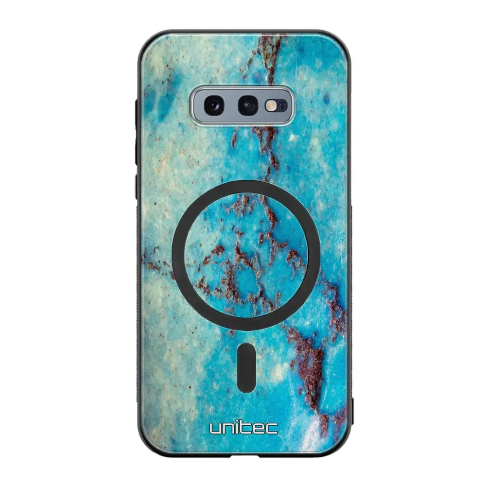 Samsung Galaxy S10e marmori suojakuoret - Turquoise Marble