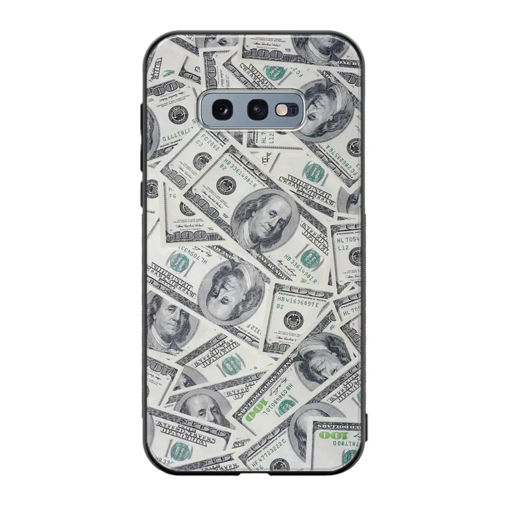 Samsung Galaxy S10e seteli suojakuoret - Dollarit - Ei