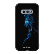 Samsung Galaxy S10e suojakuoret - Blue Smoke On Black - Ei