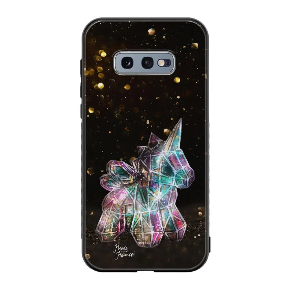 Samsung Galaxy S10e unicorn suojakuoret - Kulta - Noora Kämppi - Ei