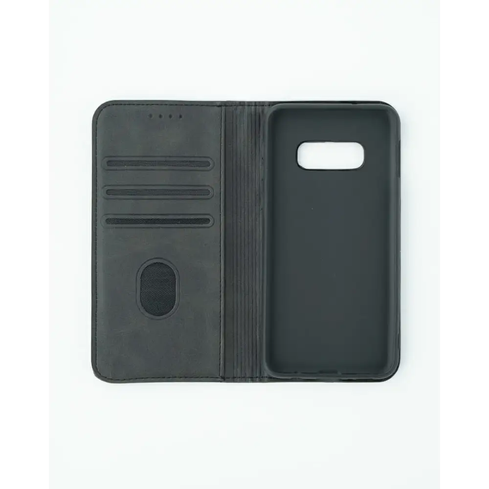 Samsung Galaxy S10e Unitec Lompakko Suojakotelo Musta