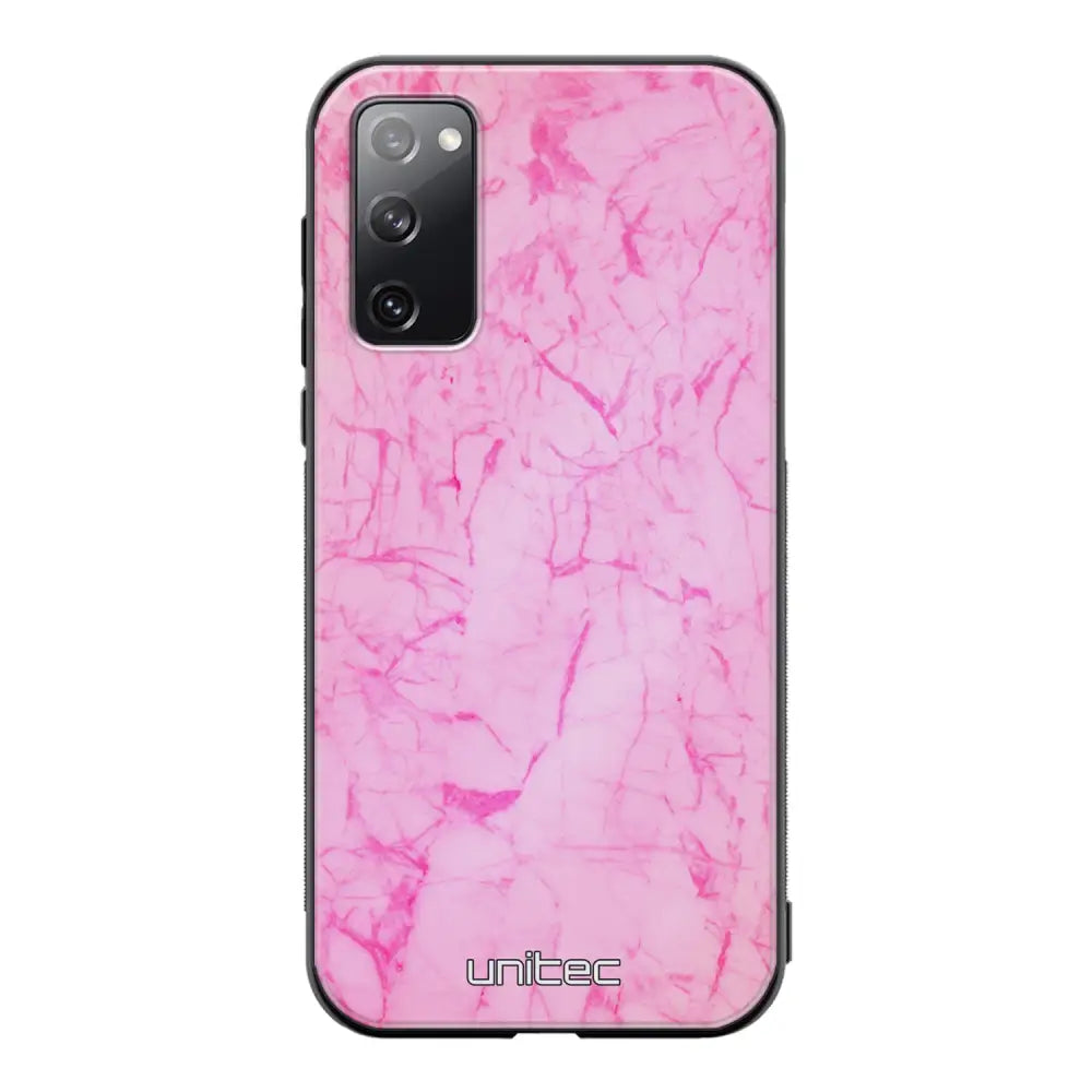 Samsung Galaxy S20 FE marmori suojakuoret - Light Pink Marble - Ei