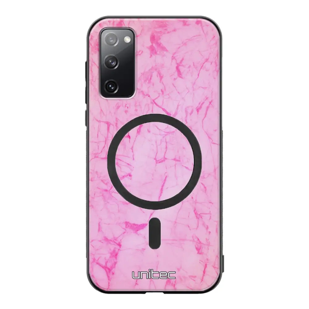 Samsung Galaxy S20 FE marmori suojakuoret - Light Pink Marble