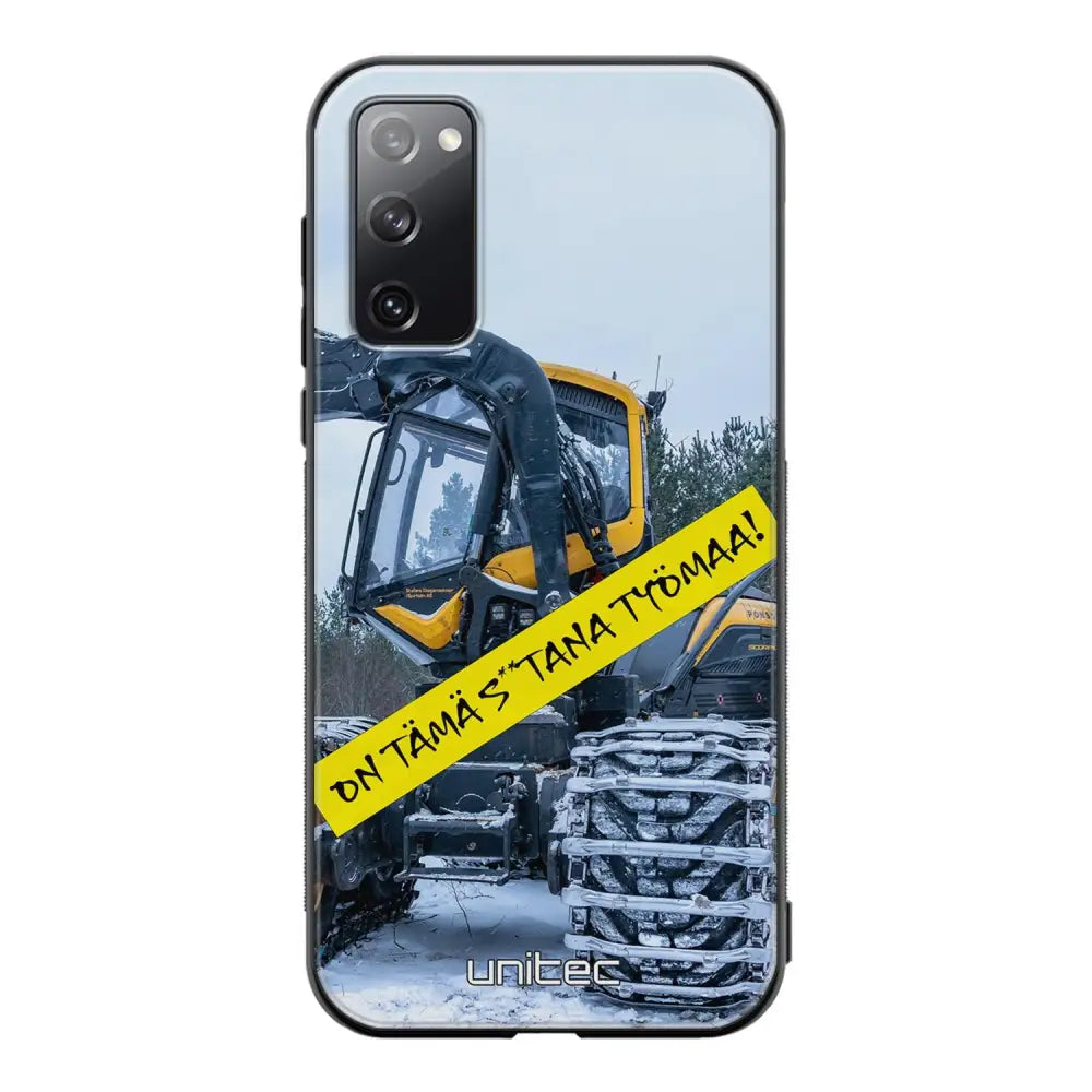 Samsung Galaxy S20 FE meemi suojakuoret - Työmaa - Ei