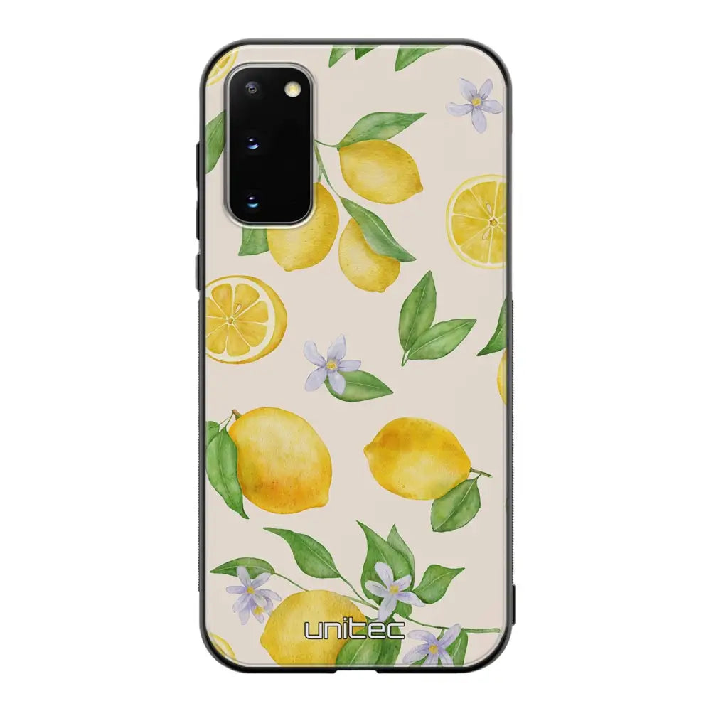 Samsung Galaxy S20 hedelmä suojakuoret - Lemon - Ei