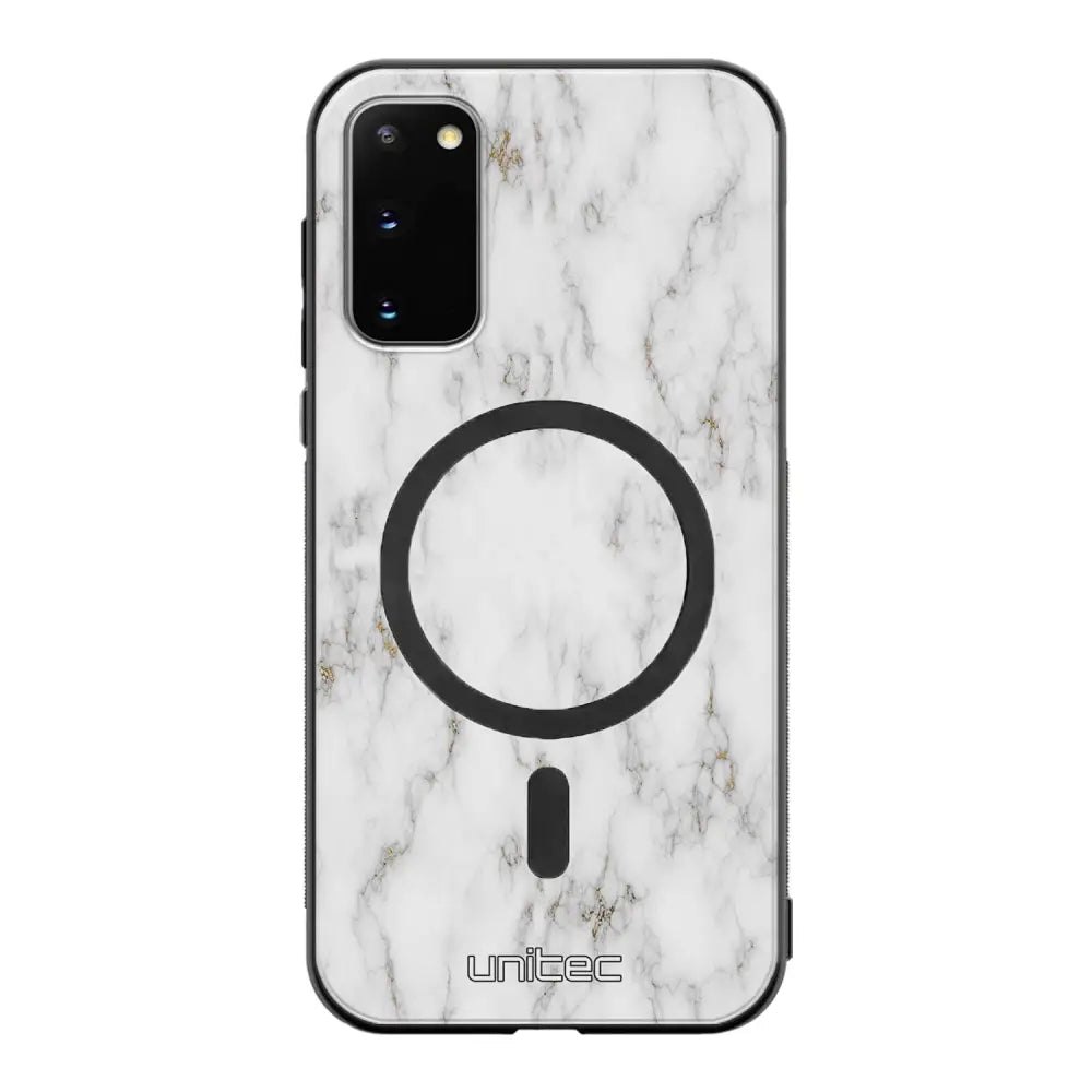 Samsung Galaxy S20 marmori suojakuoret - White Marble