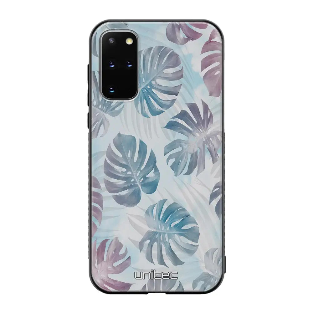 Samsung Galaxy S20 Plus kukka suojakuoret - Monstera Texture - Ei