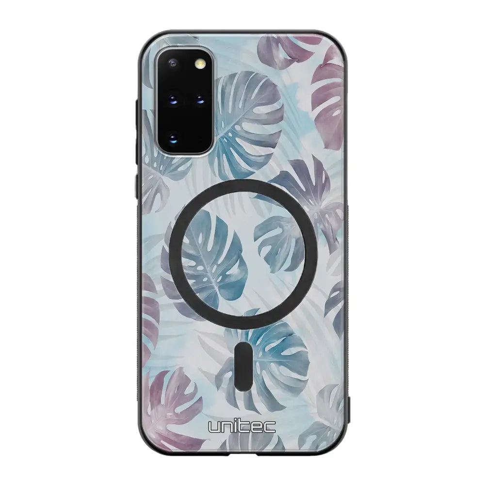 Samsung Galaxy S20 Plus kukka suojakuoret - Monstera Texture