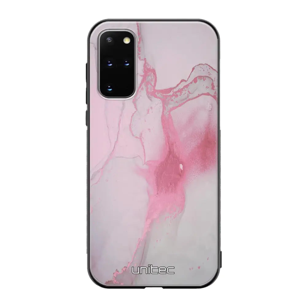 Samsung Galaxy S20 Plus marmori suojakuoret - Pink Pok Rie - Ei