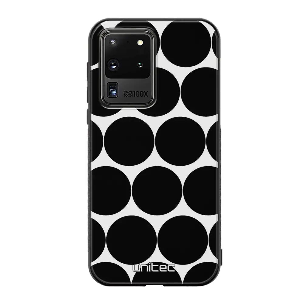 Samsung Galaxy S20 Ultra pallo suojakuoret - Musta Pallo - Ei