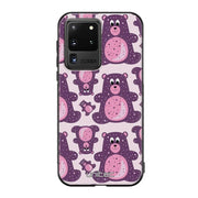 Samsung Galaxy S20 Ultra suojakuoret - Purple Teddy Bear - Ei
