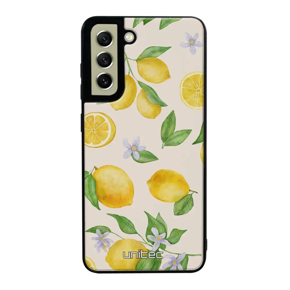 Samsung Galaxy S21 FE hedelmä suojakuoret - Lemon - Ei
