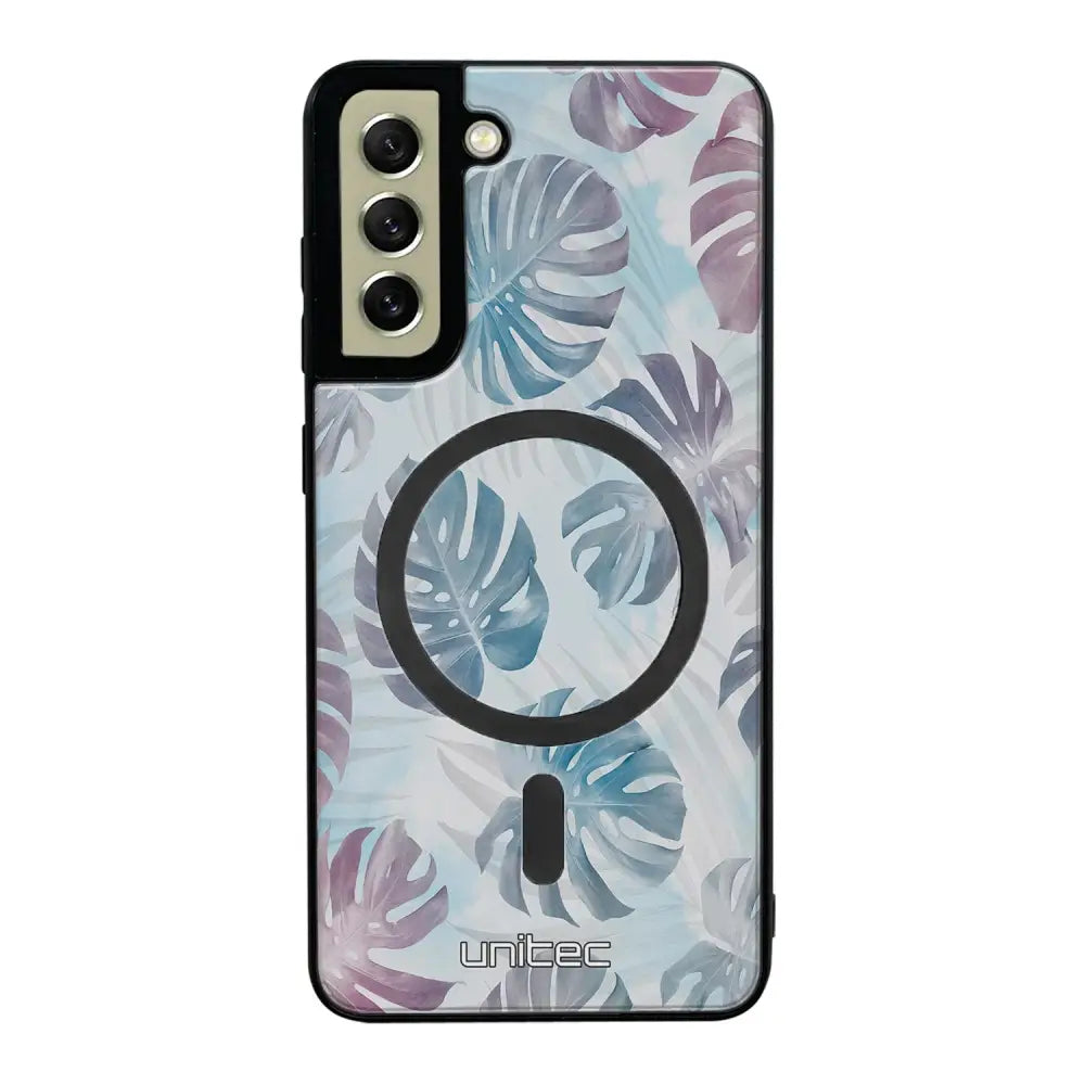 Samsung Galaxy S21 FE kukka suojakuoret - Monstera Texture
