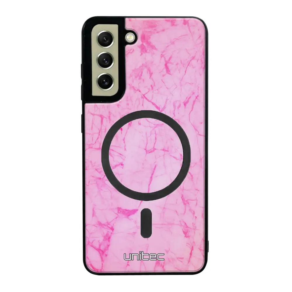 Samsung Galaxy S21 FE marmori suojakuoret - Light Pink Marble