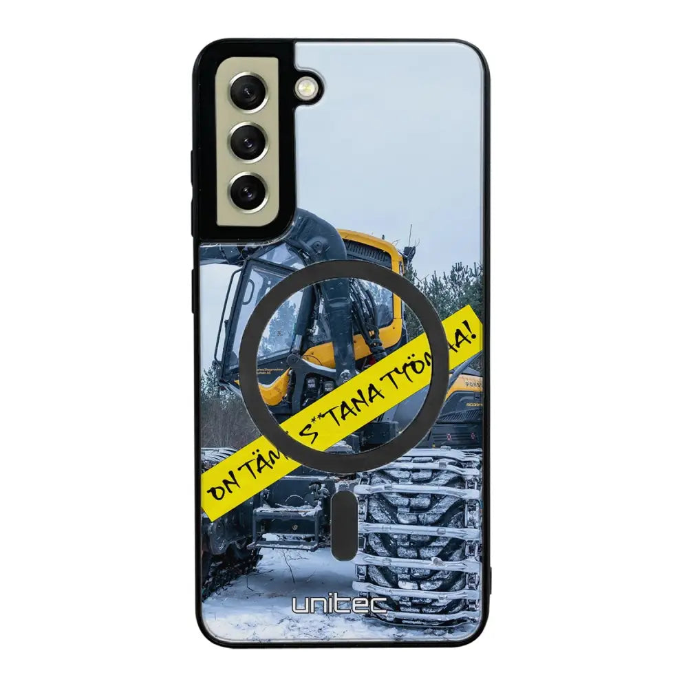 Samsung Galaxy S21 FE meemi suojakuoret - Työmaa