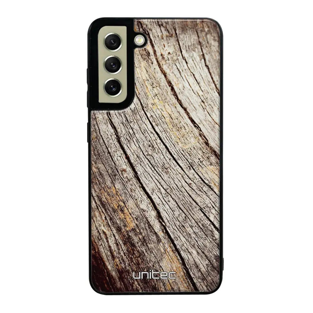 Samsung Galaxy S21 FE suojakuoret - Wooden Stump - Ei