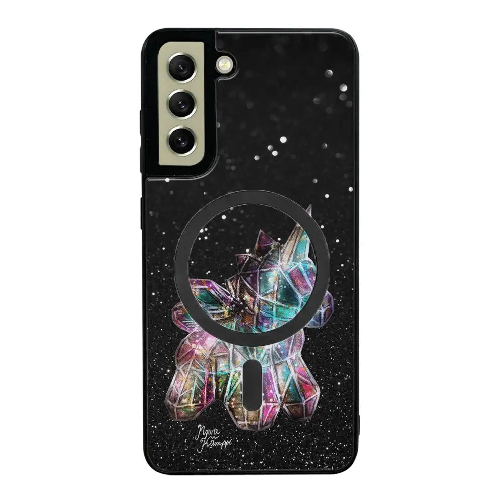 Samsung Galaxy S21 FE unicorn suojakuoret - Valkoinen - Noora Kämppi