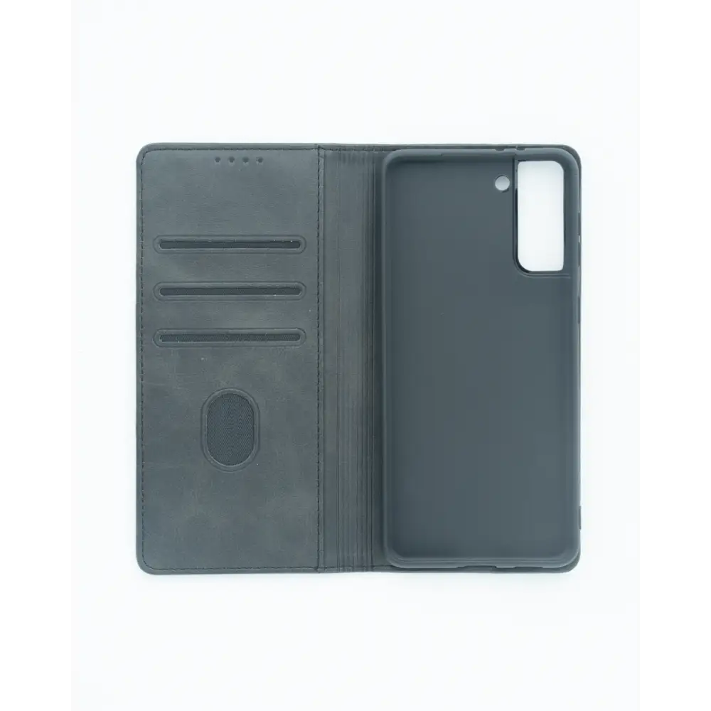 Samsung Galaxy S21 Plus 5G Unitec Lompakko Suojakotelo Musta