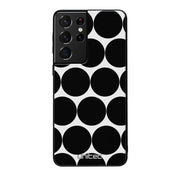 Samsung Galaxy S21 Ultra pallo suojakuoret - Musta Pallo - Ei