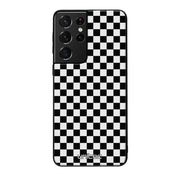 Samsung Galaxy S21 Ultra suojakuoret - Black And White - Ei