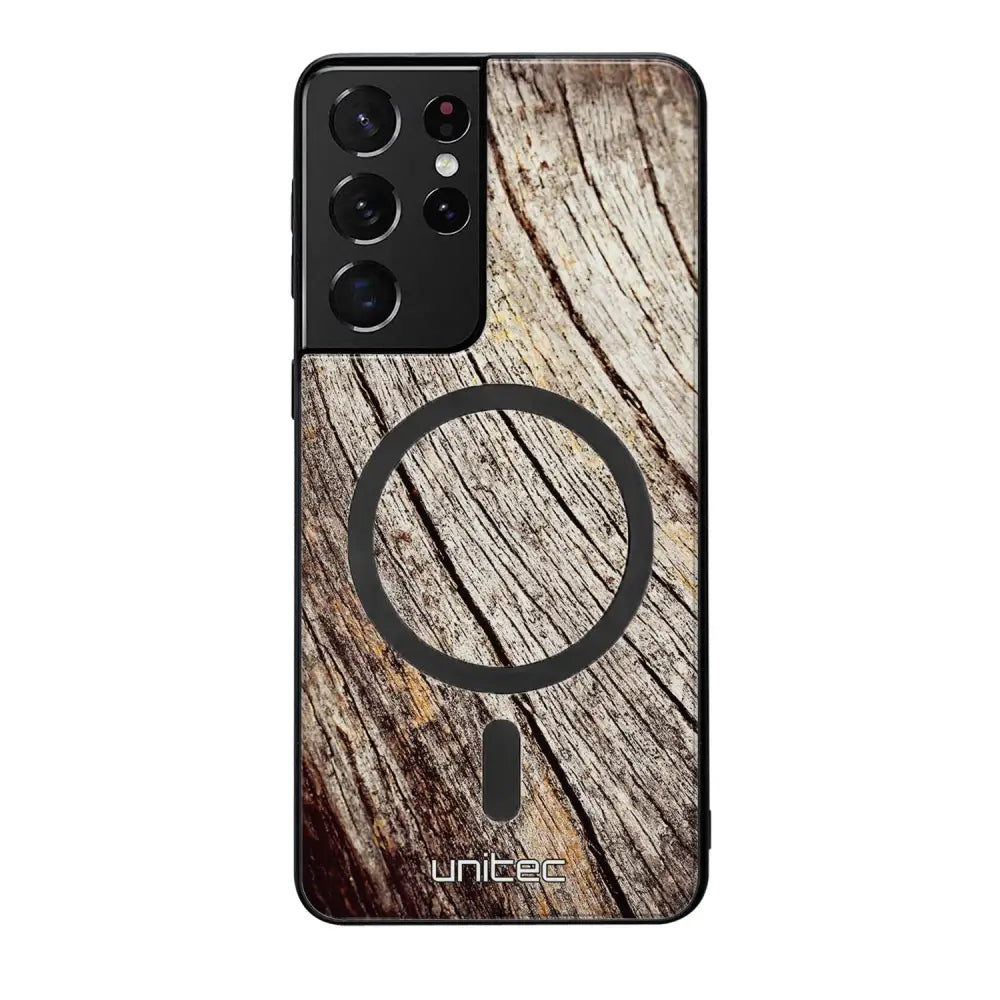 Samsung Galaxy S21 Ultra suojakuoret - Wooden Stump