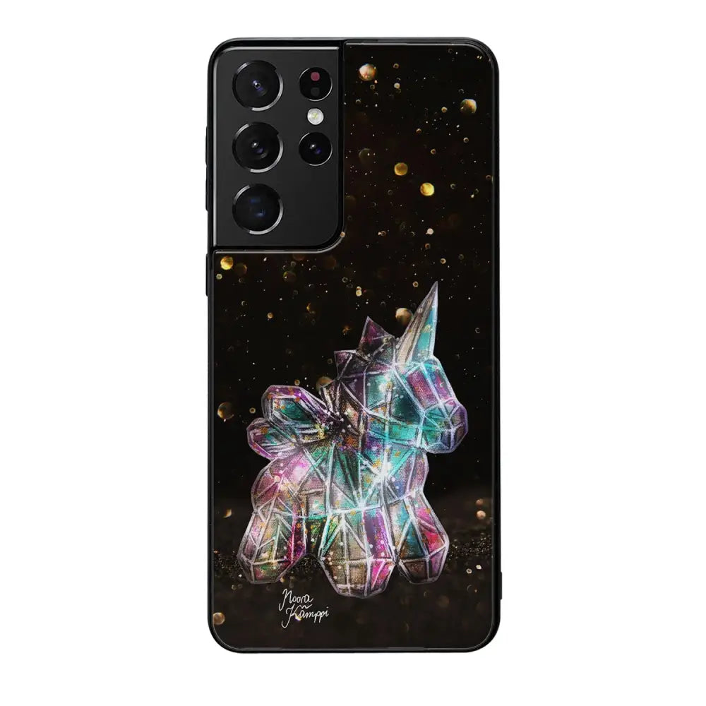 Samsung Galaxy S21 Ultra unicorn suojakuoret - Kulta - Noora Kämppi - Ei