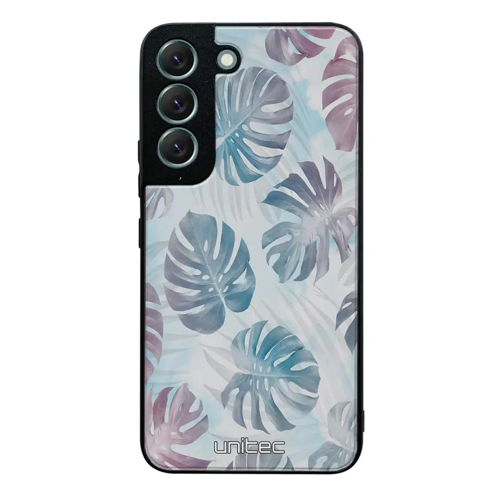 Samsung Galaxy S22 kukka suojakuoret - Monstera Texture - Ei