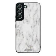 Samsung Galaxy S22 marmori suojakuoret - White Marble - Ei