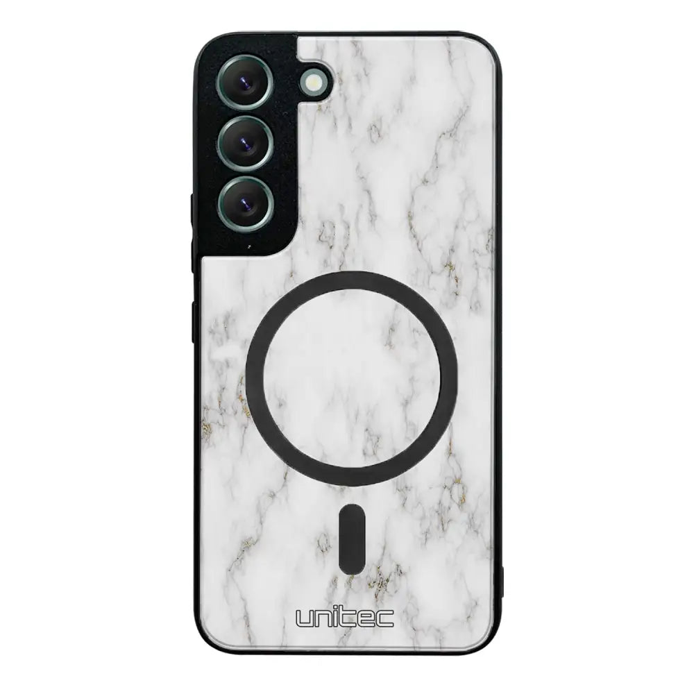 Samsung Galaxy S22 marmori suojakuoret - White Marble