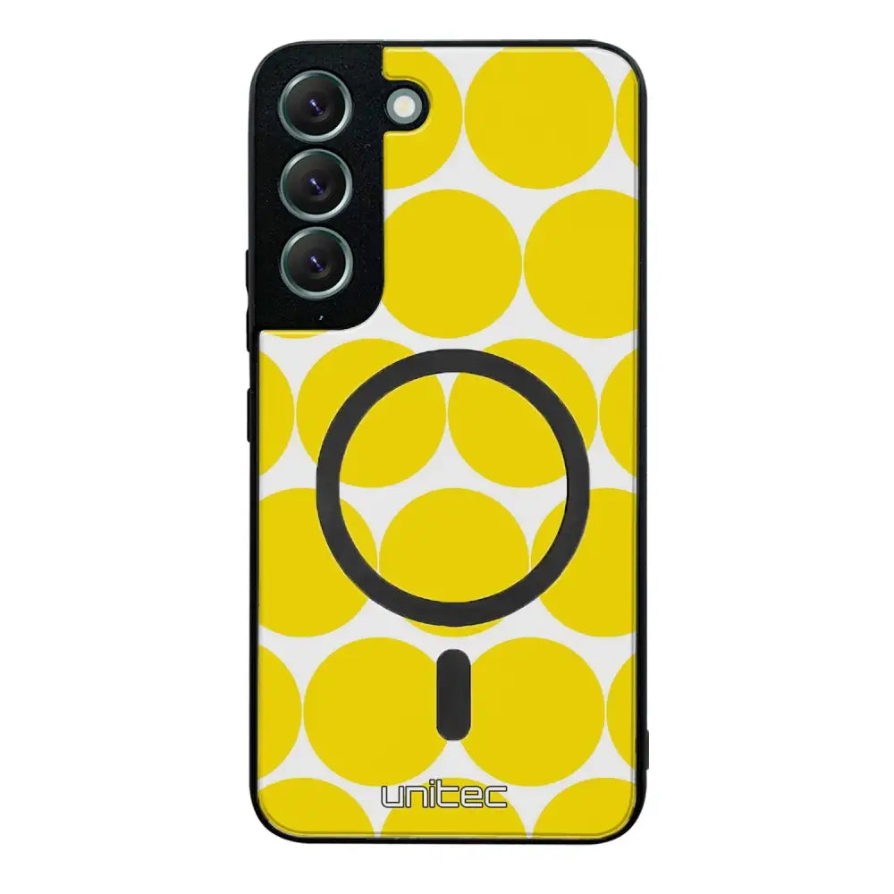 Samsung Galaxy S22 pallo suojakuoret - Keltainen Pallo