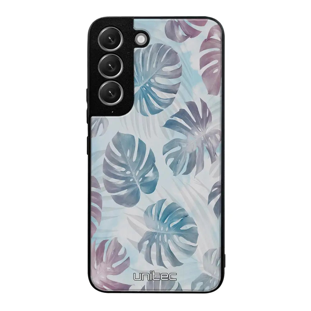 Samsung Galaxy S22 Plus kukka suojakuoret - Monstera Texture - Ei