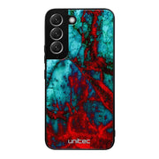 Samsung Galaxy S22 Plus marmori suojakuoret - Blue Red Marble - Ei