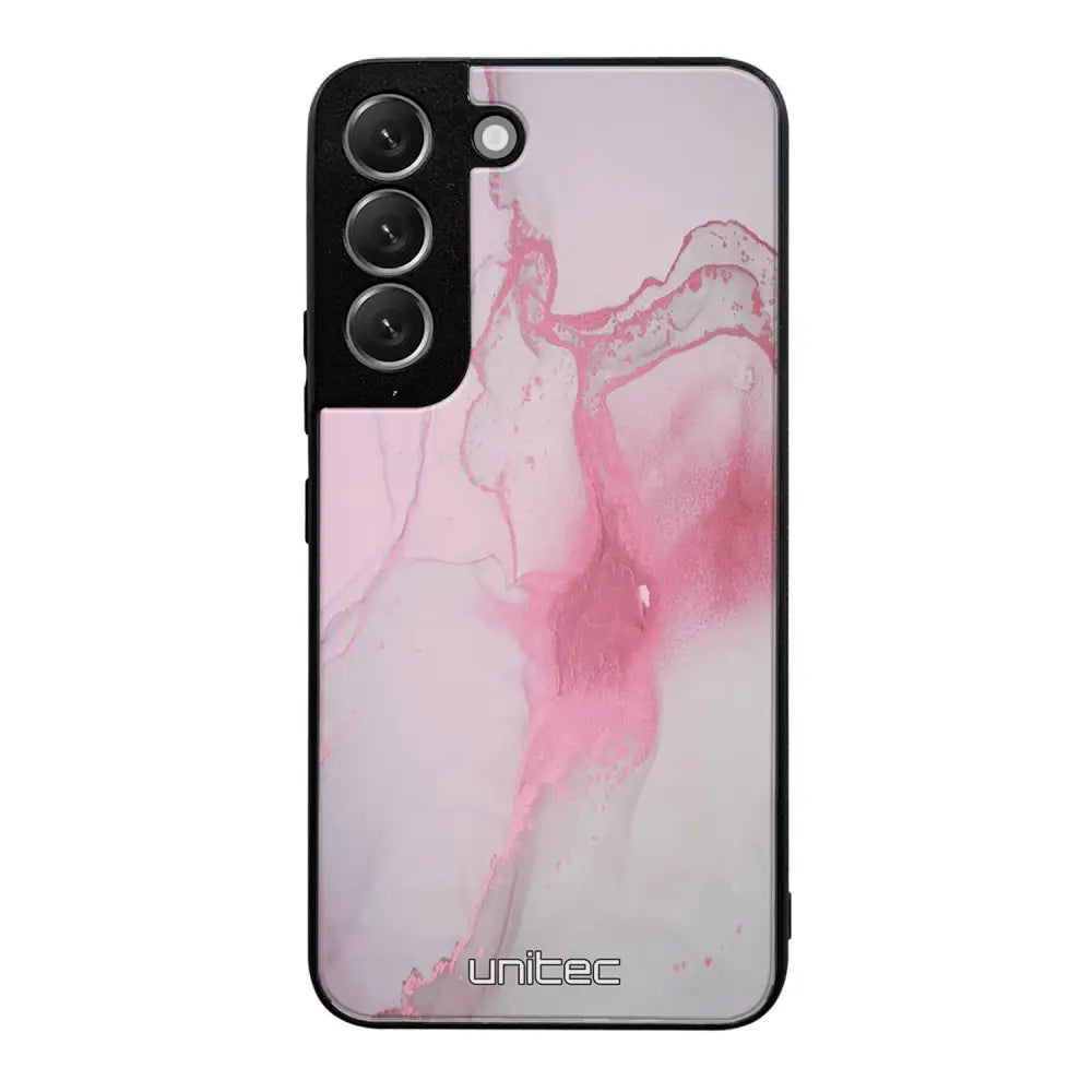 Samsung Galaxy S22 Plus marmori suojakuoret - Pink Pok Rie - Ei