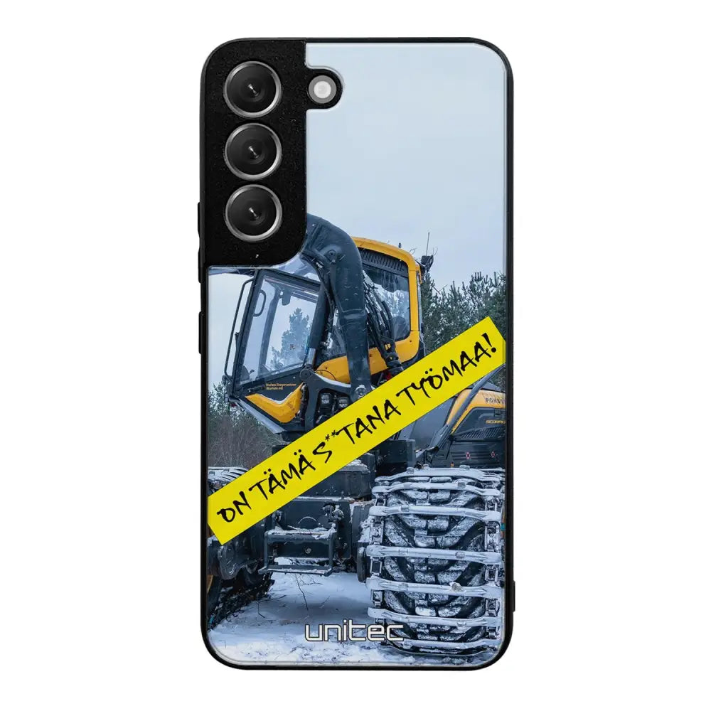 Samsung Galaxy S22 Plus meemi suojakuoret - Työmaa - Ei