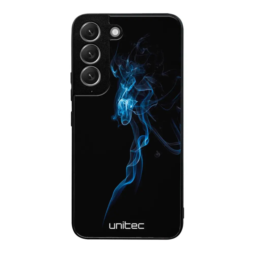 Samsung Galaxy S22 Plus suojakuoret - Blue Smoke On Black - Ei