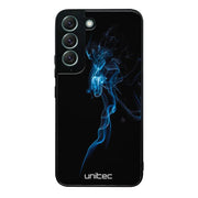 Samsung Galaxy S22 suojakuoret - Blue Smoke On Black - Ei