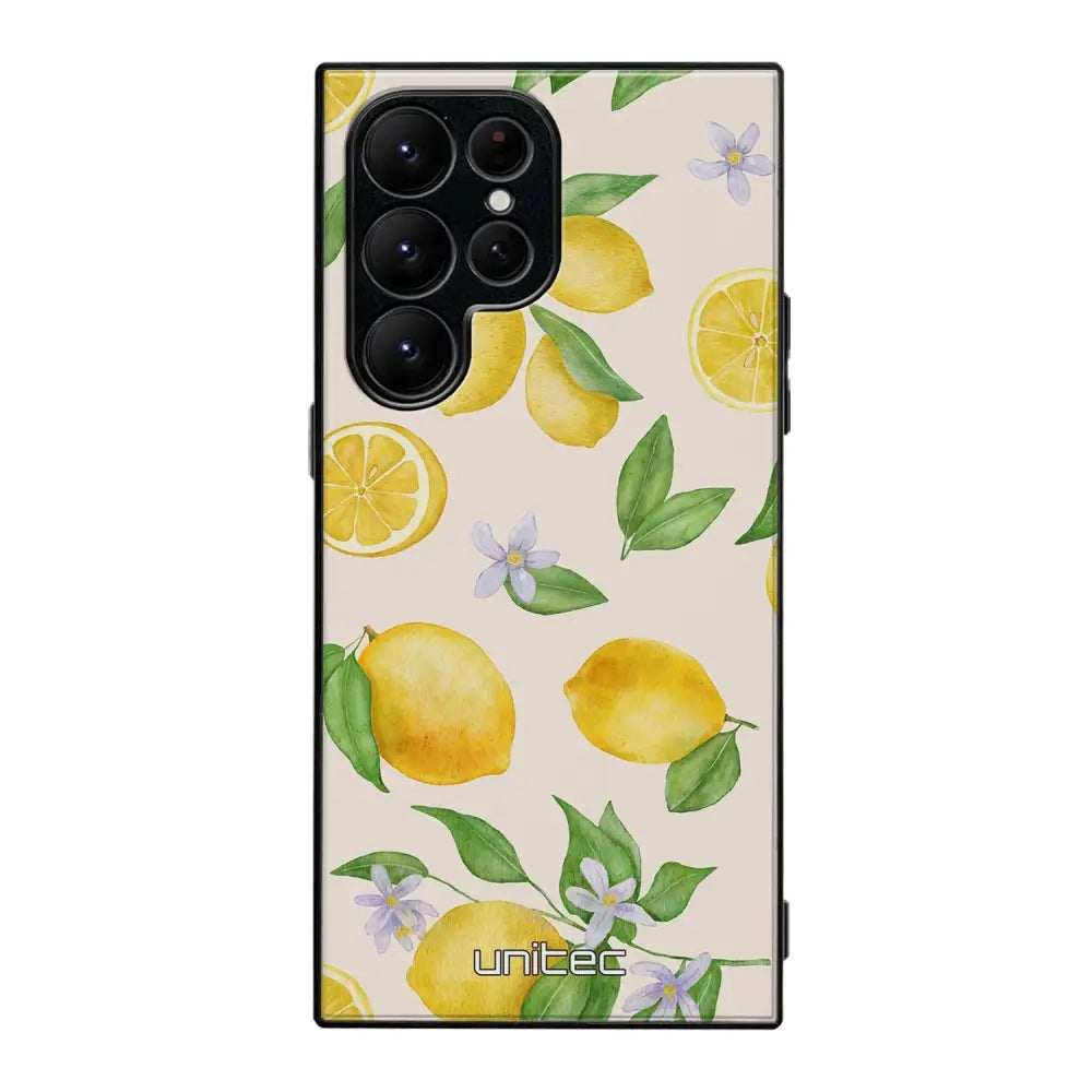 Samsung Galaxy S22 Ultra hedelmä suojakuoret - Lemon - Ei