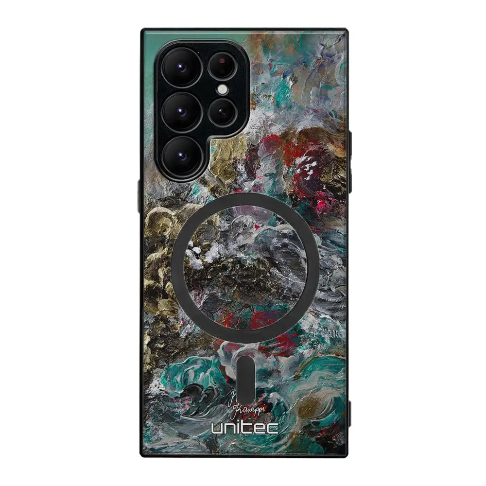 Samsung Galaxy S22 Ultra modern art suojakuoret - Heart Knows - Noora Kämppi