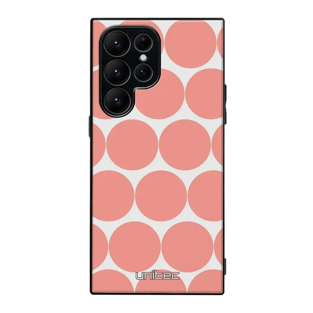 Samsung Galaxy S22 Ultra pallo suojakuoret - Pinkki Pallo - Ei