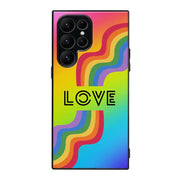 Samsung Galaxy S22 Ultra pride suojakuoret - Love - Ei