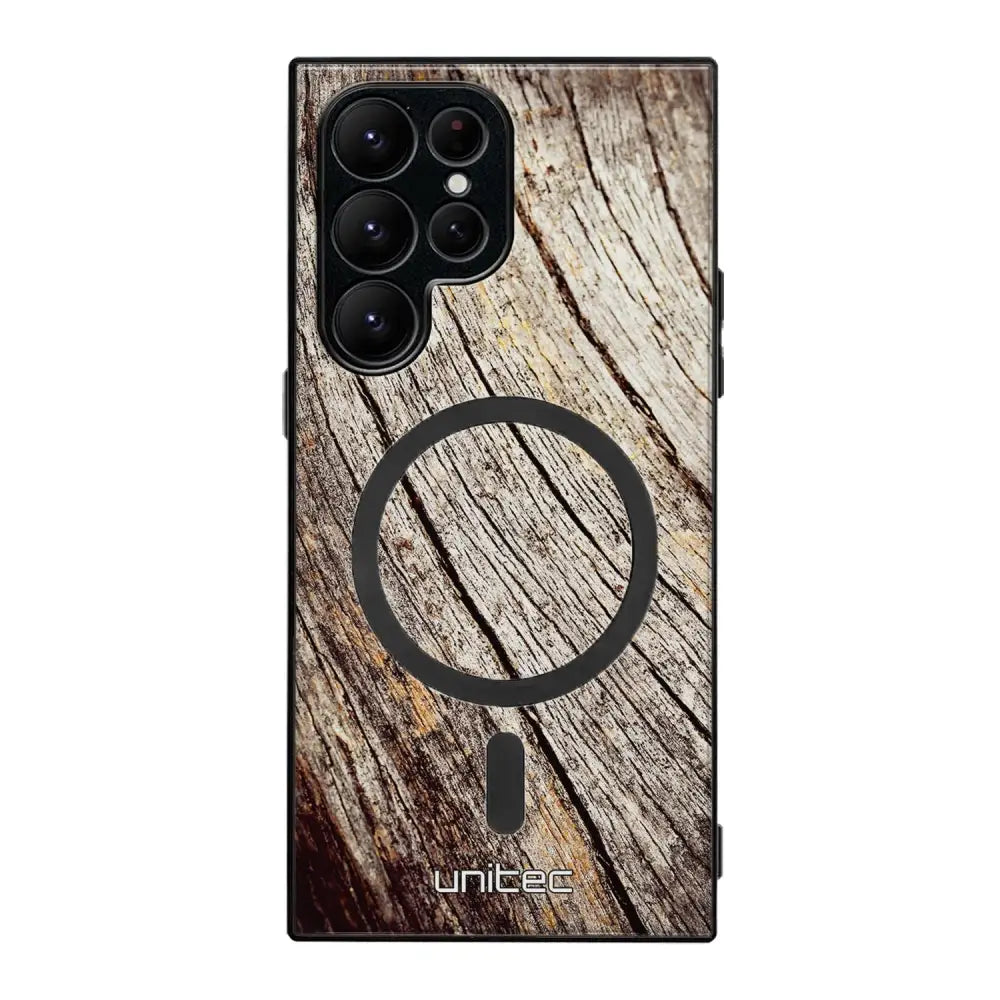 Samsung Galaxy S22 Ultra suojakuoret - Wooden Stump