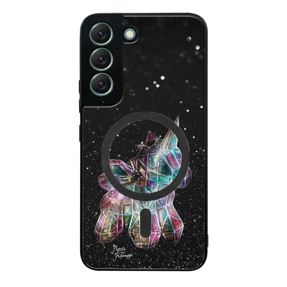 Samsung Galaxy S22 unicorn suojakuoret - Valkoinen - Noora Kämppi