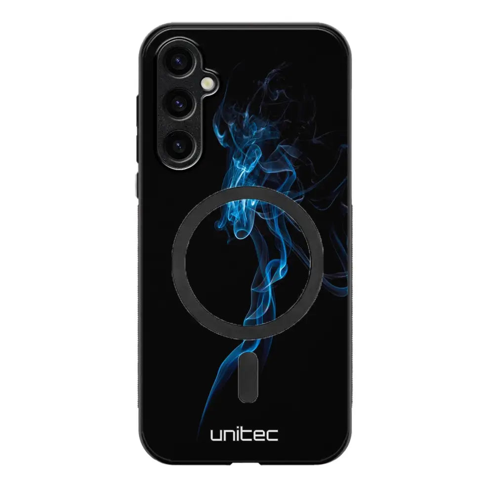 Samsung Galaxy S23 FE suojakuoret - Blue Smoke On Black