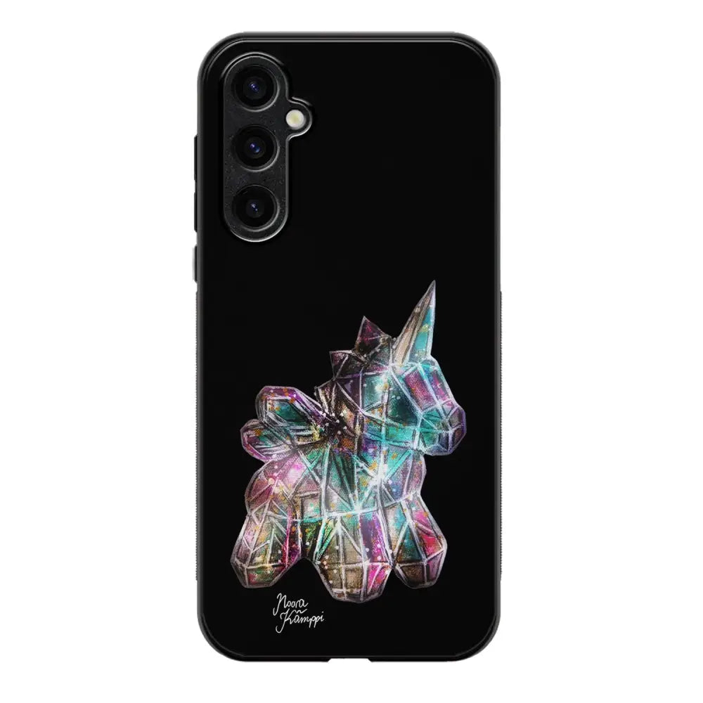 Samsung Galaxy S23 FE unicorn suojakuoret - Musta - Noora Kämppi - Ei