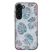 Samsung Galaxy S23 kukka suojakuoret - Monstera Texture - Ei